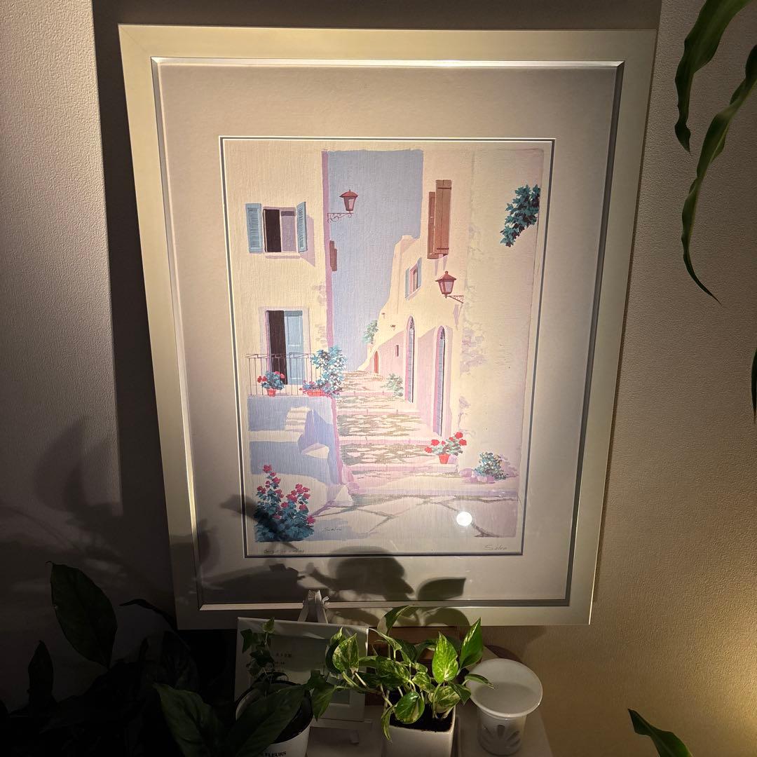 【SALVO サルボ】Borgo in collina (階段)白フレーム