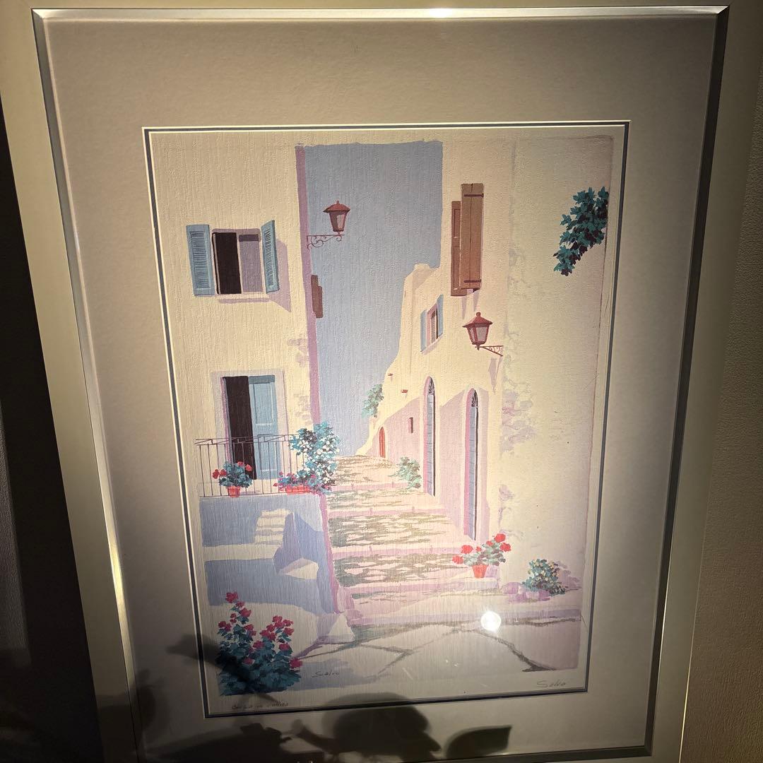 【SALVO サルボ】Borgo in collina (階段)白フレーム