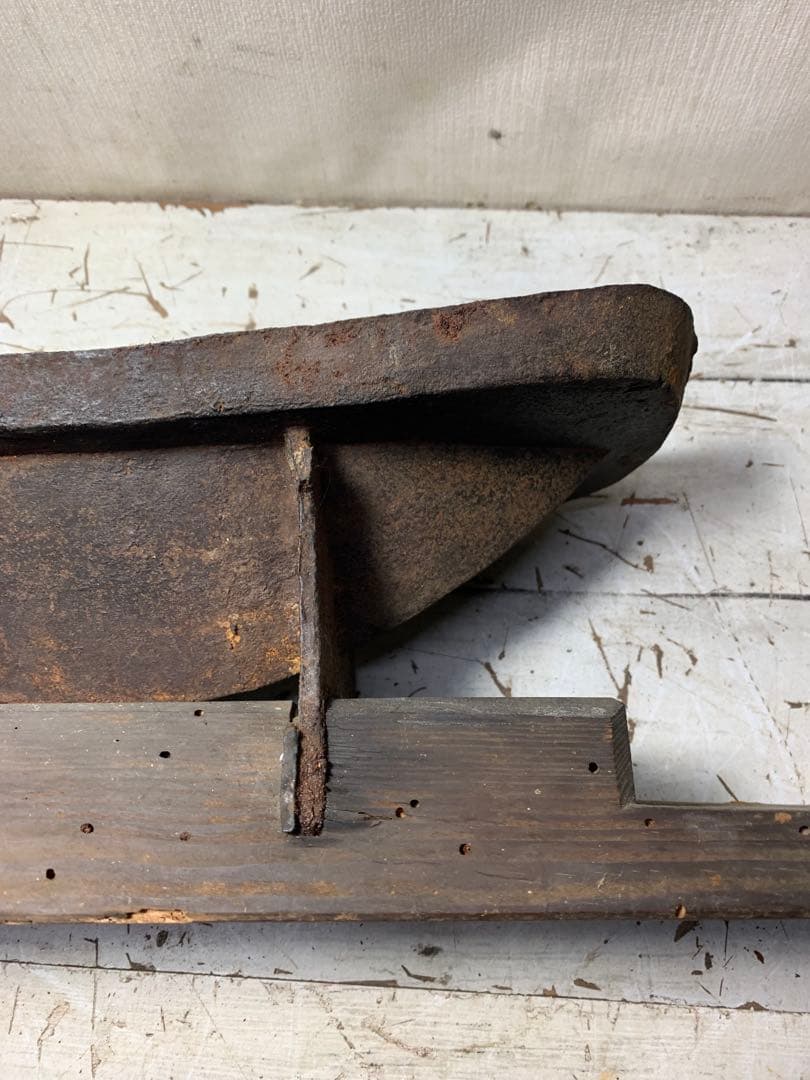 古道具　薬研　薬卸　江戸時代？　好々斎　シャビー　粉挽き