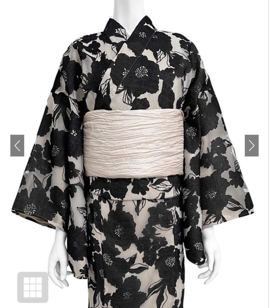 グレイル　GRL3点セット2Wayオーガンジー花柄セパレート浴衣　※本日発送可！