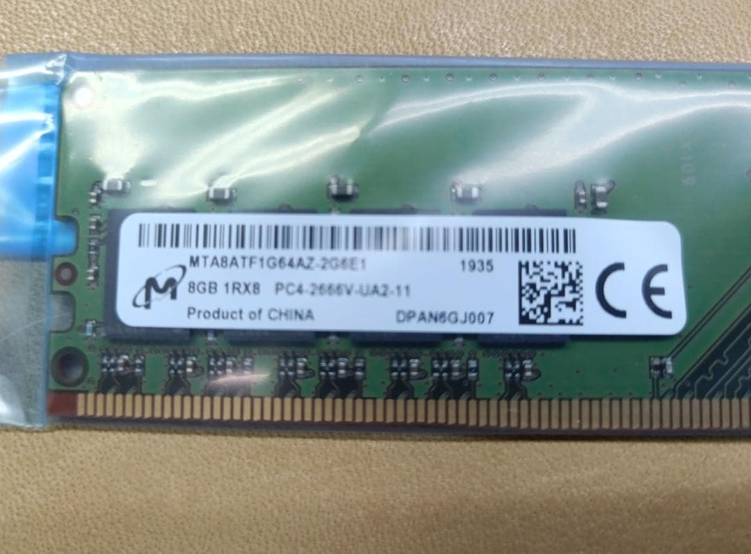 Crucial DDR4-2666 8GBx2 デスクトップ用メモリ
