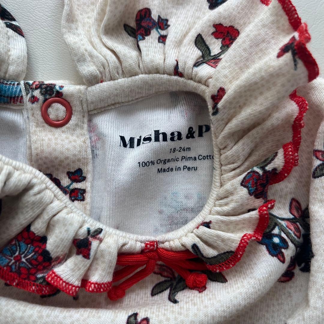 Misha&puff String Holyoke Floral ロンパース