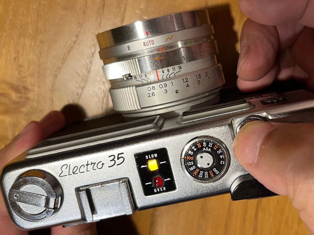 【EE動作確認済】ヤシカエレクトロ35G、コンバージョンレンズ&電池アダプター