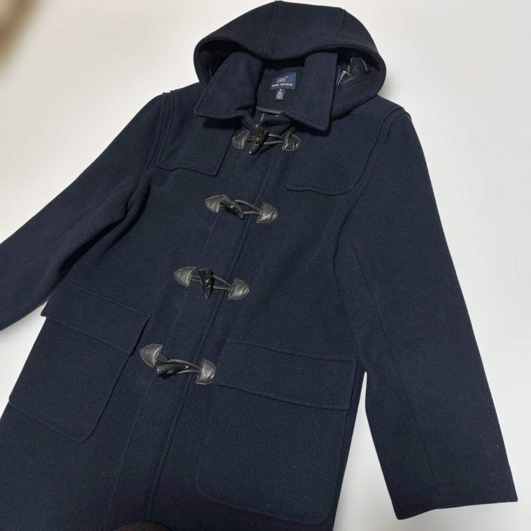 Brooks Brothers 346 ダッフルコート ネイビー チェック柄