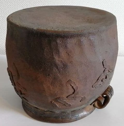 備前焼　水指