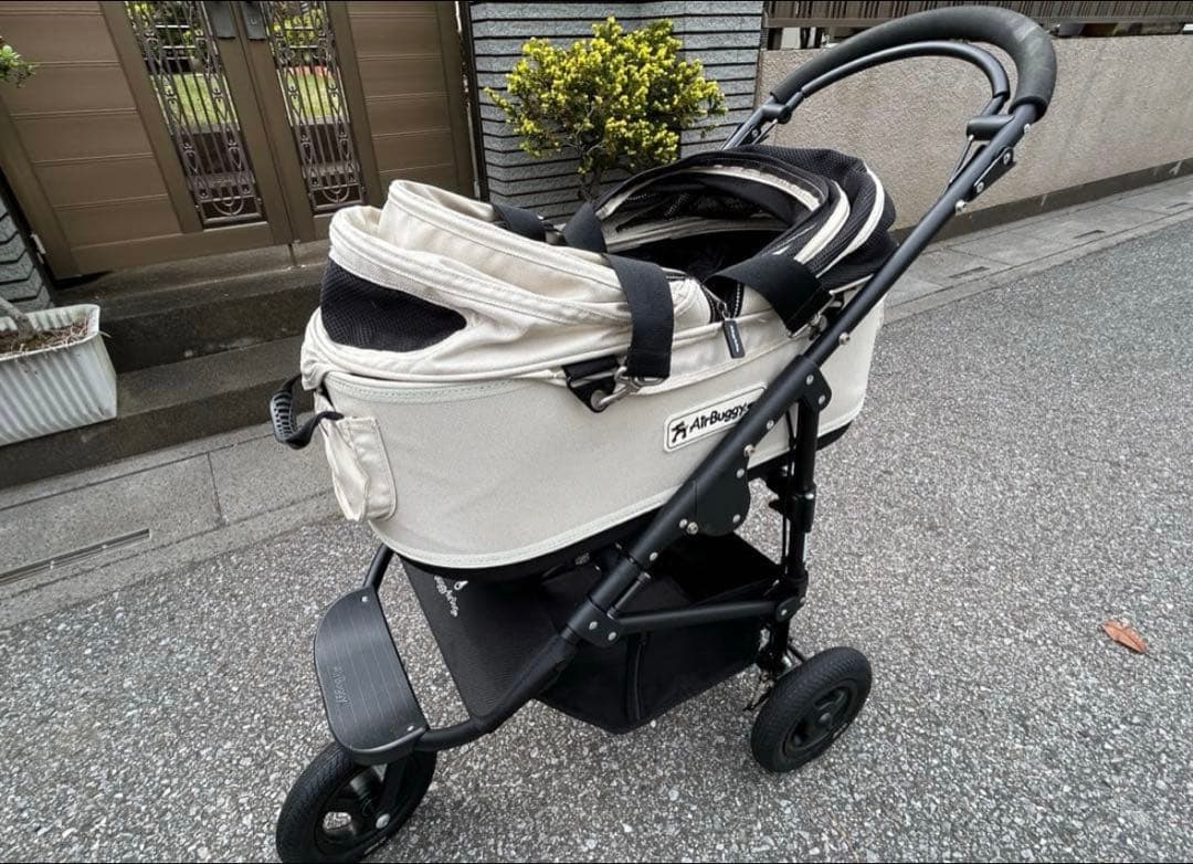Airbuggy ペットカート ホワイト(コットのみ) ラージサイズ