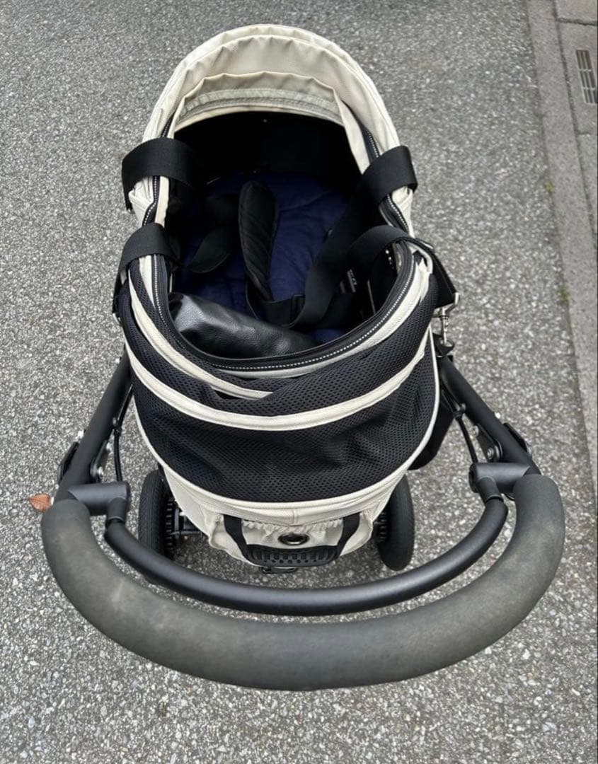 Airbuggy ペットカート ホワイト(コットのみ) ラージサイズ