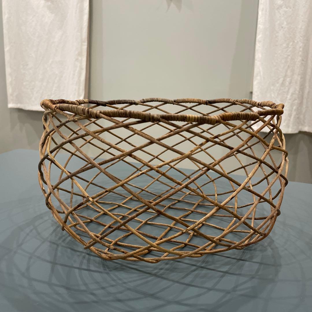 渡部萌　あけびかご