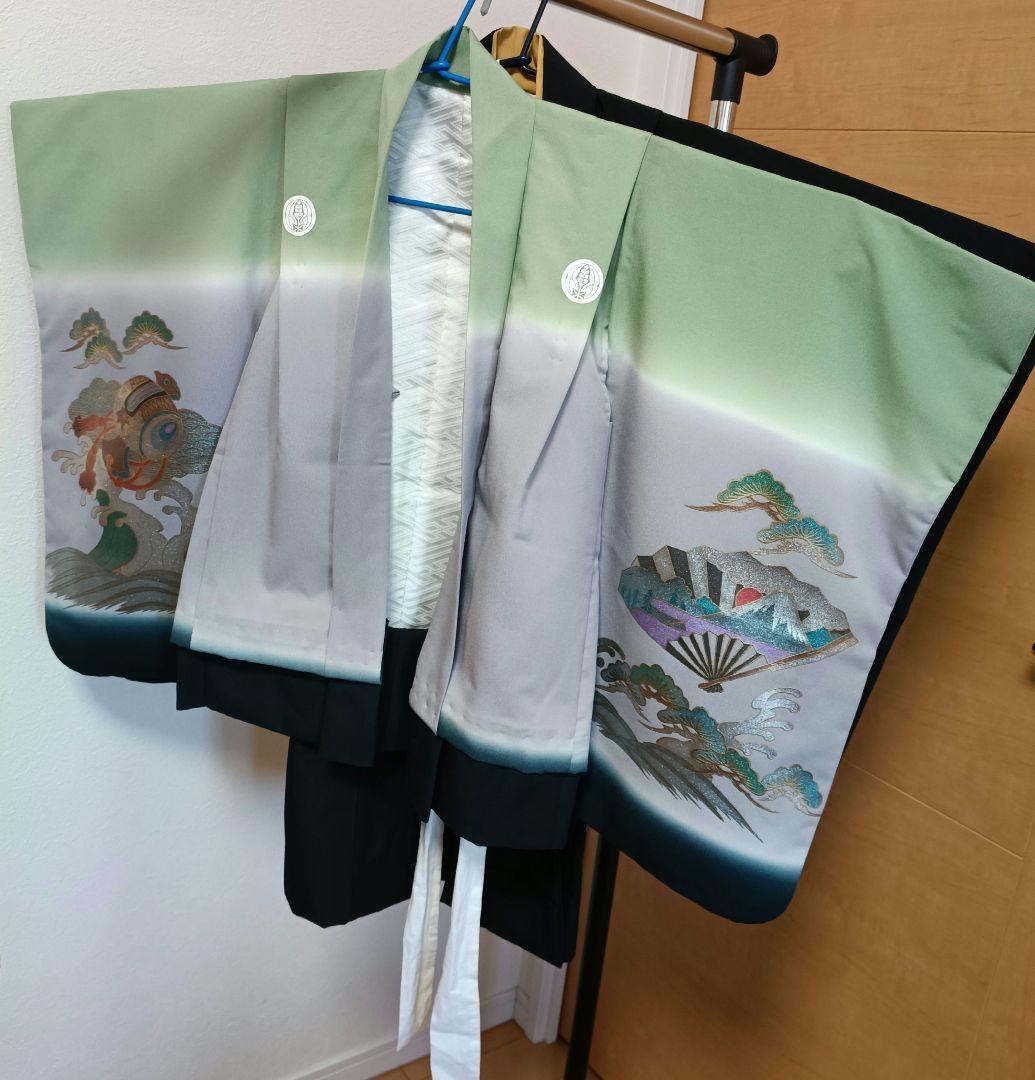 ５歳　七五三　男の子　着物番傘セット