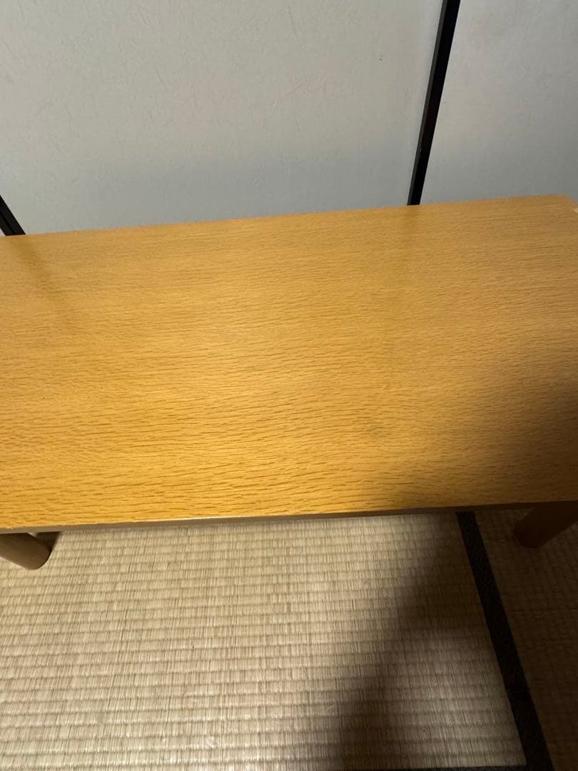 【無印良品】ローテーブル オーク材 天然木 センターテーブル　リビング