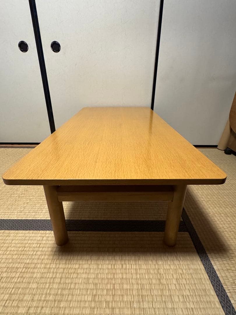 【無印良品】ローテーブル オーク材 天然木 センターテーブル　リビング