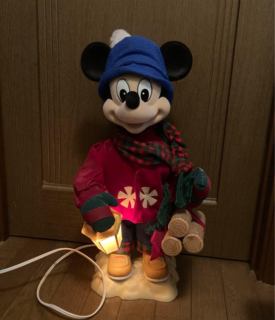 最終セール❗️アンティーク❤︎ディズニー❤︎クリスマスミッキー❤︎音楽とライト点灯