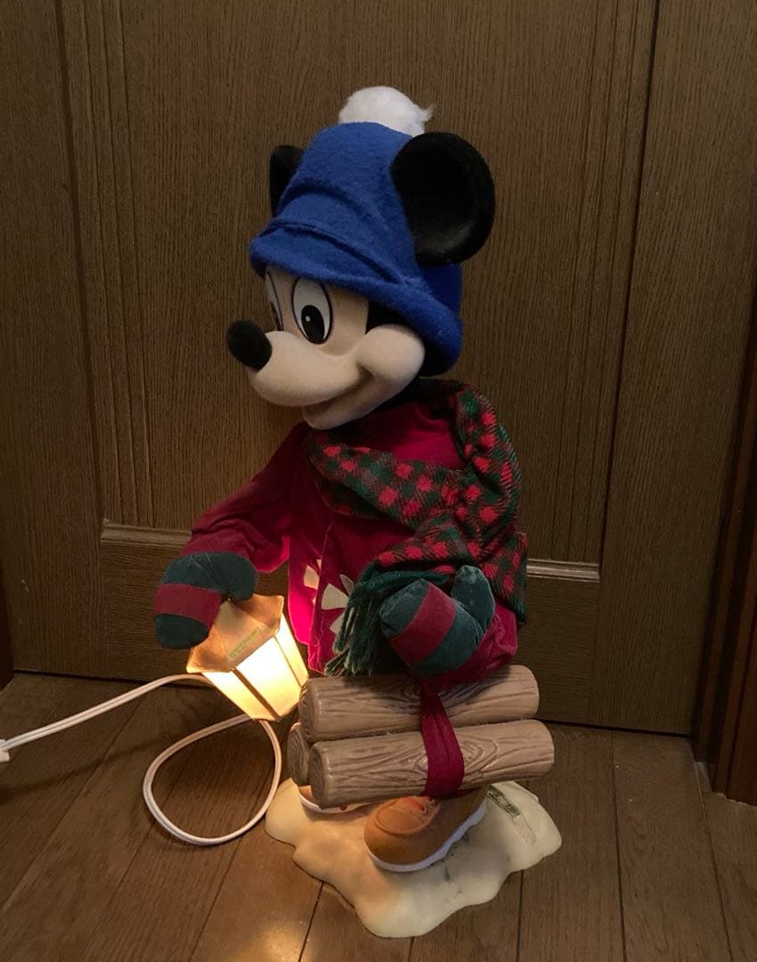 最終セール❗️アンティーク❤︎ディズニー❤︎クリスマスミッキー❤︎音楽とライト点灯