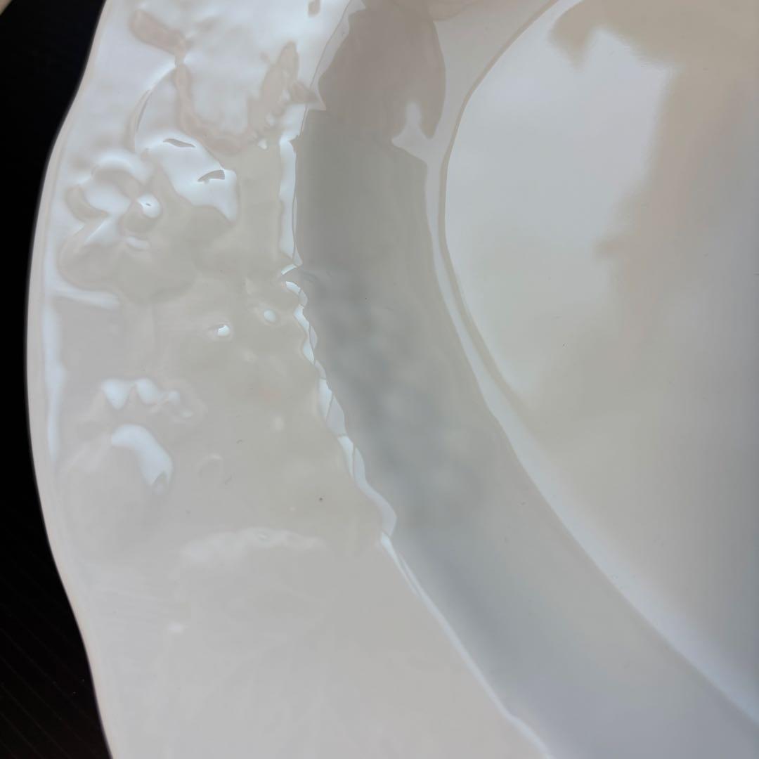 【美品】ウエッジウッド ストロベリー&バイン オーバル プレート 皿 2枚 ペア