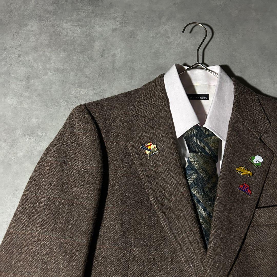 90s vintage レトロセットアップ スーツ ピンズ No.261成人式