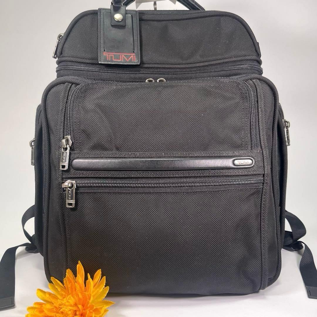 【美品✨】TUMI トゥミリュック・バックパック黒多機能26186D4 レア型