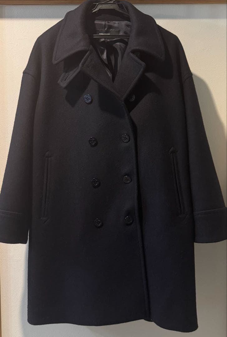 JOURNAL STANDARD ブラック ウールピーコート 36