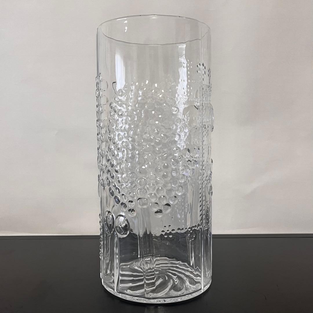 美品 イッタラ フローラ ベース 250mm クリア