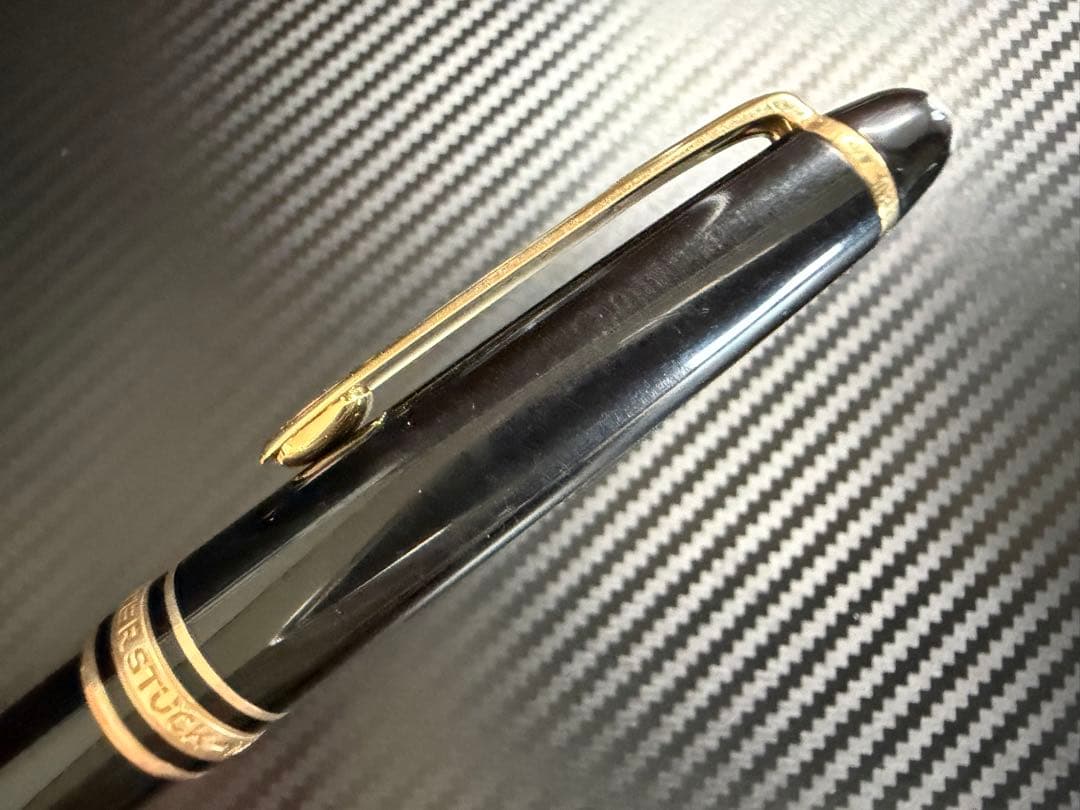 極美品 モンブラン マイスターシュテュック 144 万年筆 中白 M ブラック