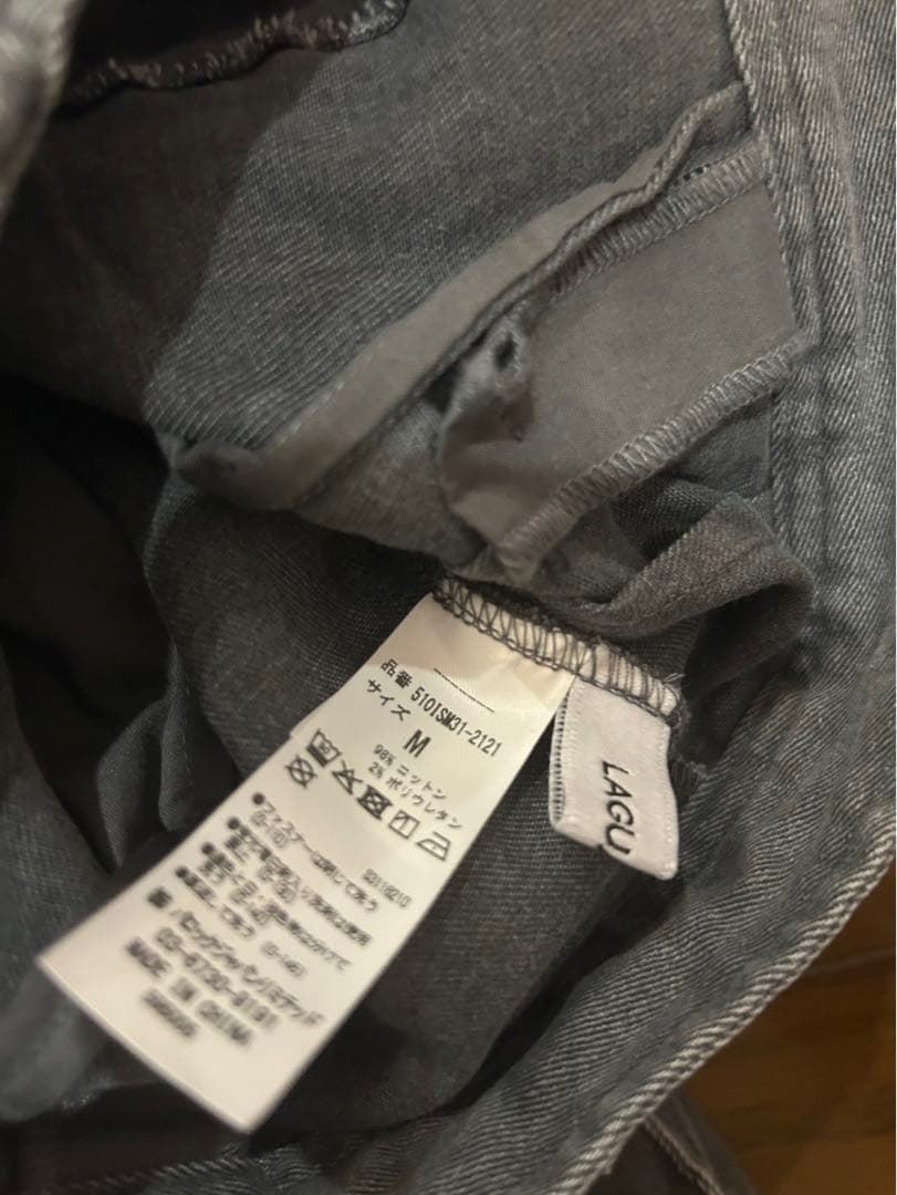 【新品未使用】ラグアジェム　WIDE FLARE CARGO パンツ　グレー