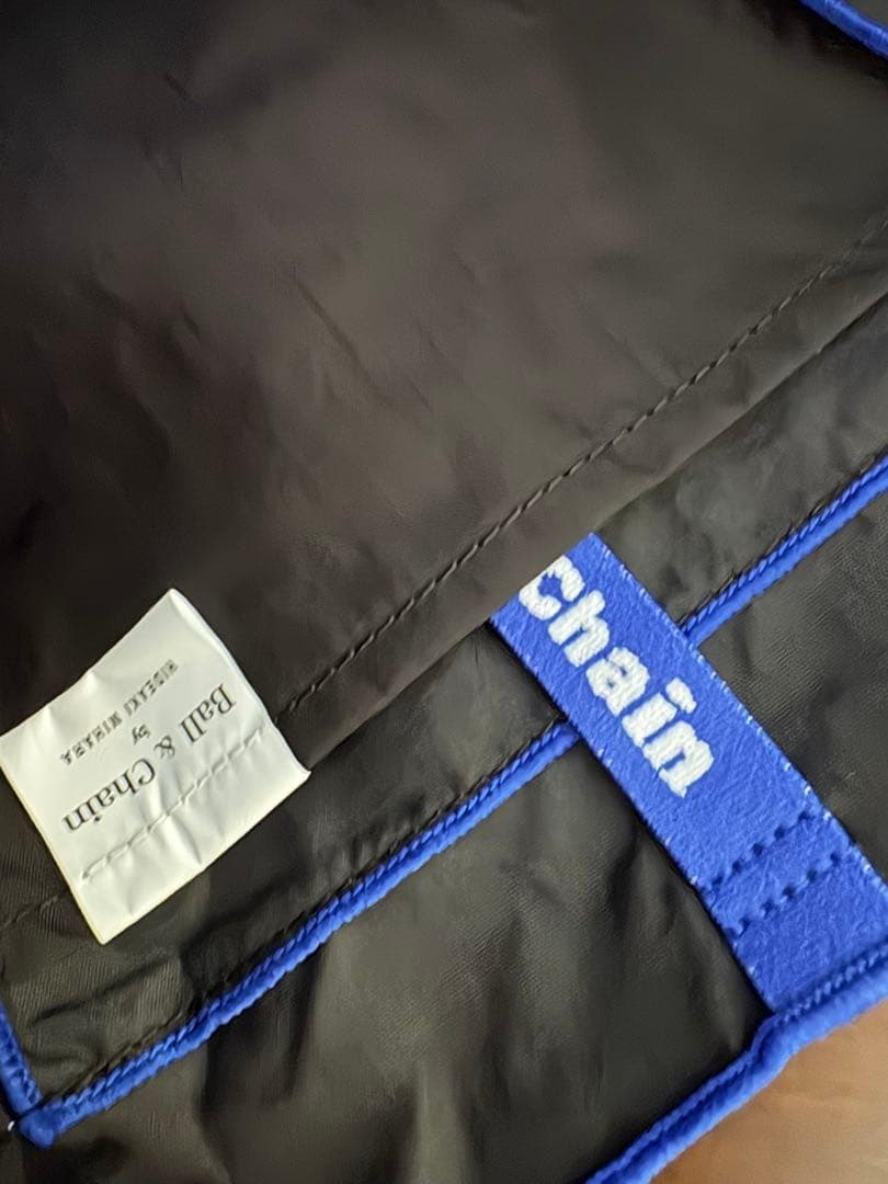 【新品】ボールアンドチェーン 深川製磁 ポット柄 黒 エコバッグ M