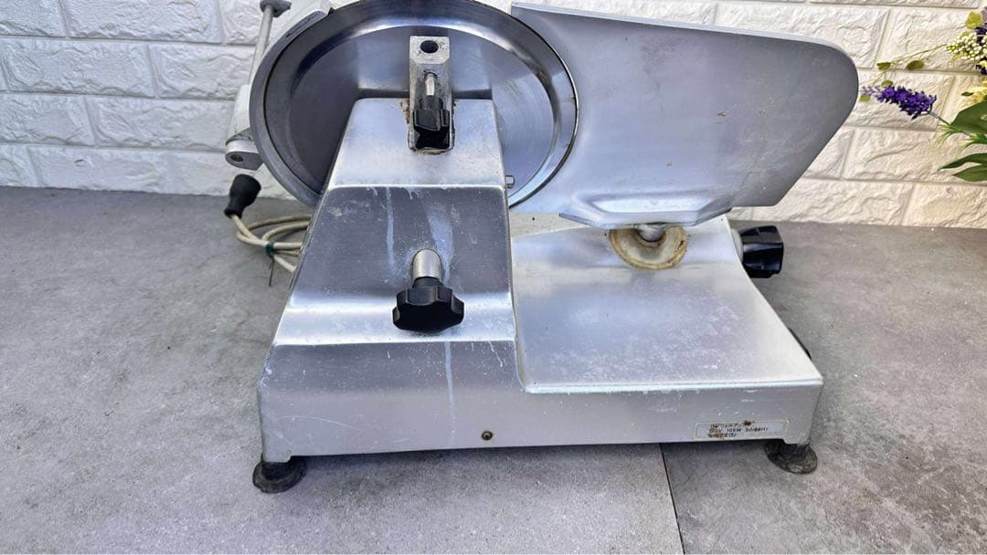 ABM タザキ　業務用　ミートスライサー　イタリア製　手動　ハムスライサー