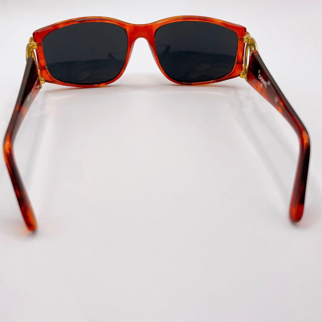 シャネル サングラス ココマーク 02466 べっ甲調　ブラウン　レディース