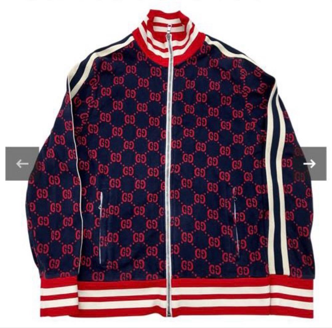 GUCCI ジャージセット ネイビー/レッド　グッチ