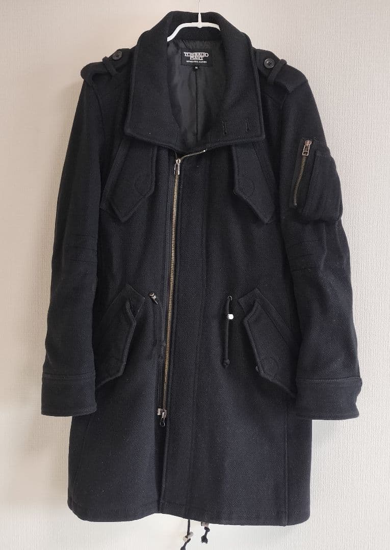 トルネードマート メルトン モッズコート サイズ M ブラック 黒