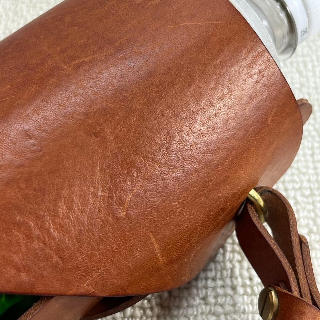 美品 organ オルガン ボトルホルダー 本革 水筒 HERZ 1個