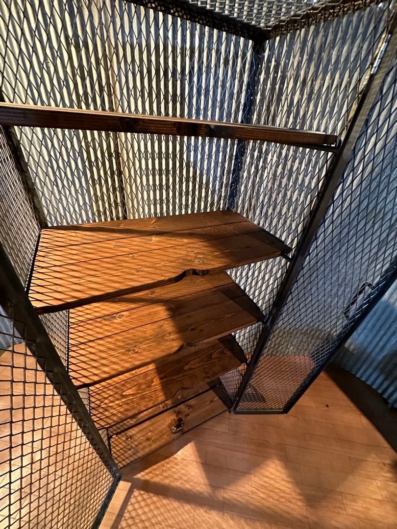 在庫一点のみ　アイアンラック 170㎝　インダストリアル　アイアン家具　シェルフ