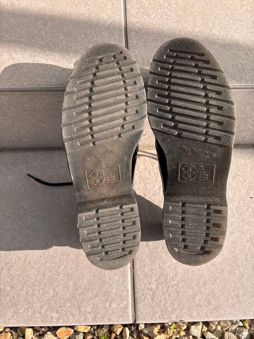 Dr. Martens スリーホール　UK8 ブラック レースアップシューズ