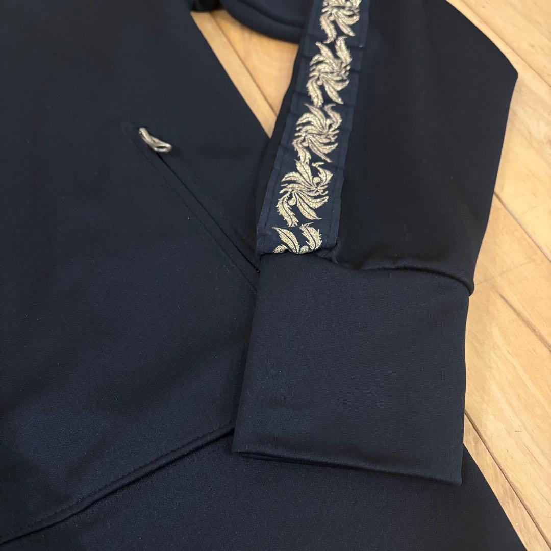 【美品】ドレストリップ 百式ジャージ 刺繍トラックジャケット 1 黒×金