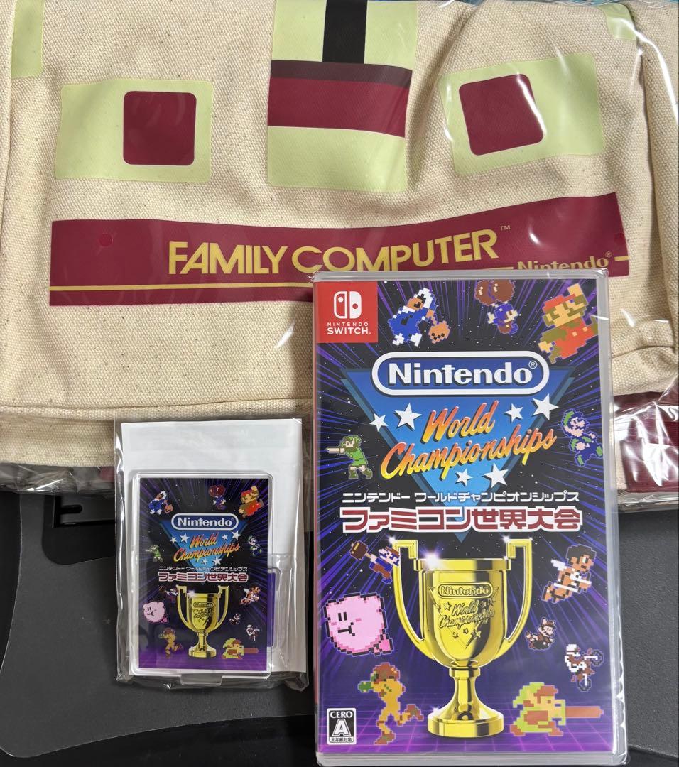 ファミコン 世界大会 限定 トートバッグ 任天堂 Switch ソフト