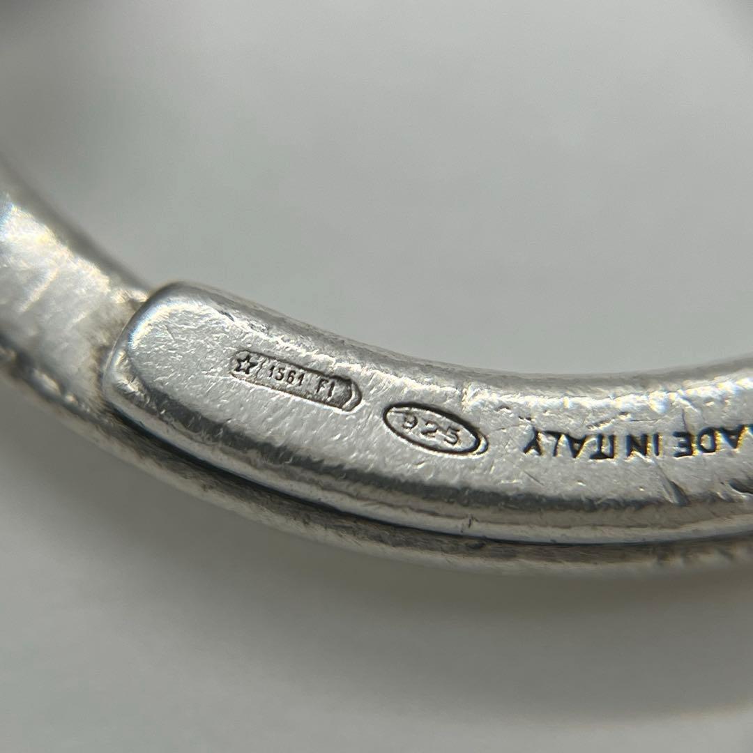 グッチ GUCCI オーバル キーリング キーホルダー SV925 オールド