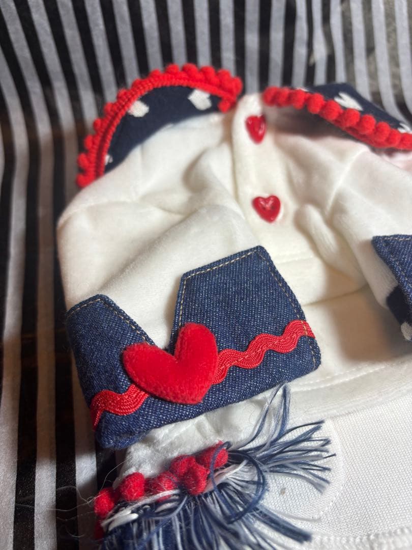 41◆OROKU 06 犬　お洋服　バレンタイン