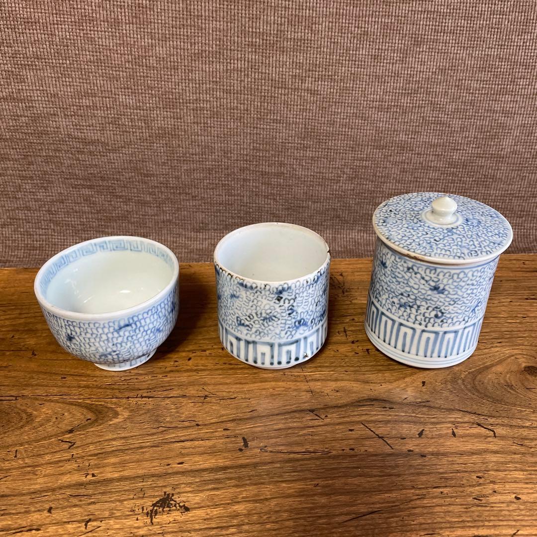 微塵唐草3点セット(バラ売り不可)