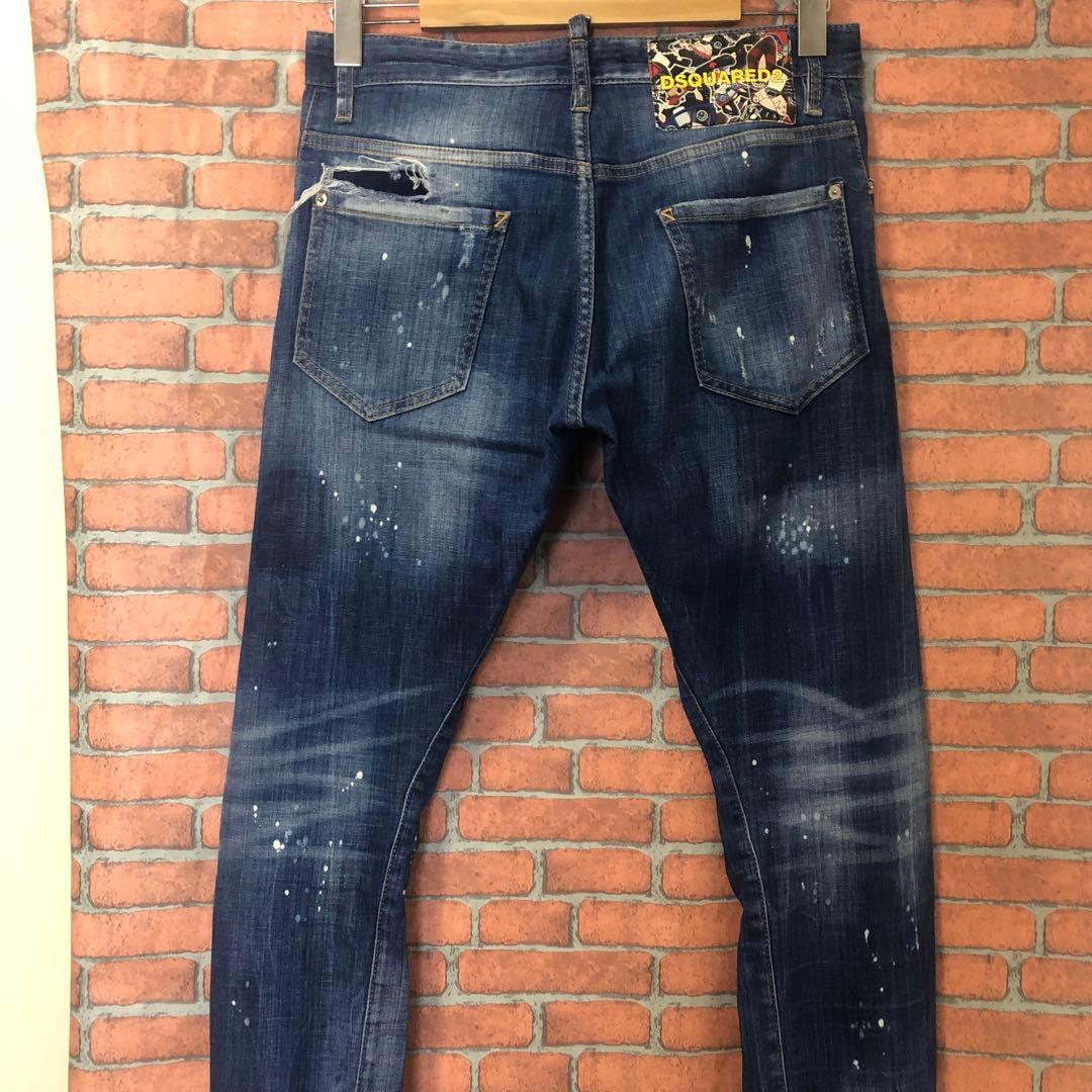 日本限定DSQUARED2チロマニア　 SEXY TWIST ブルー青44