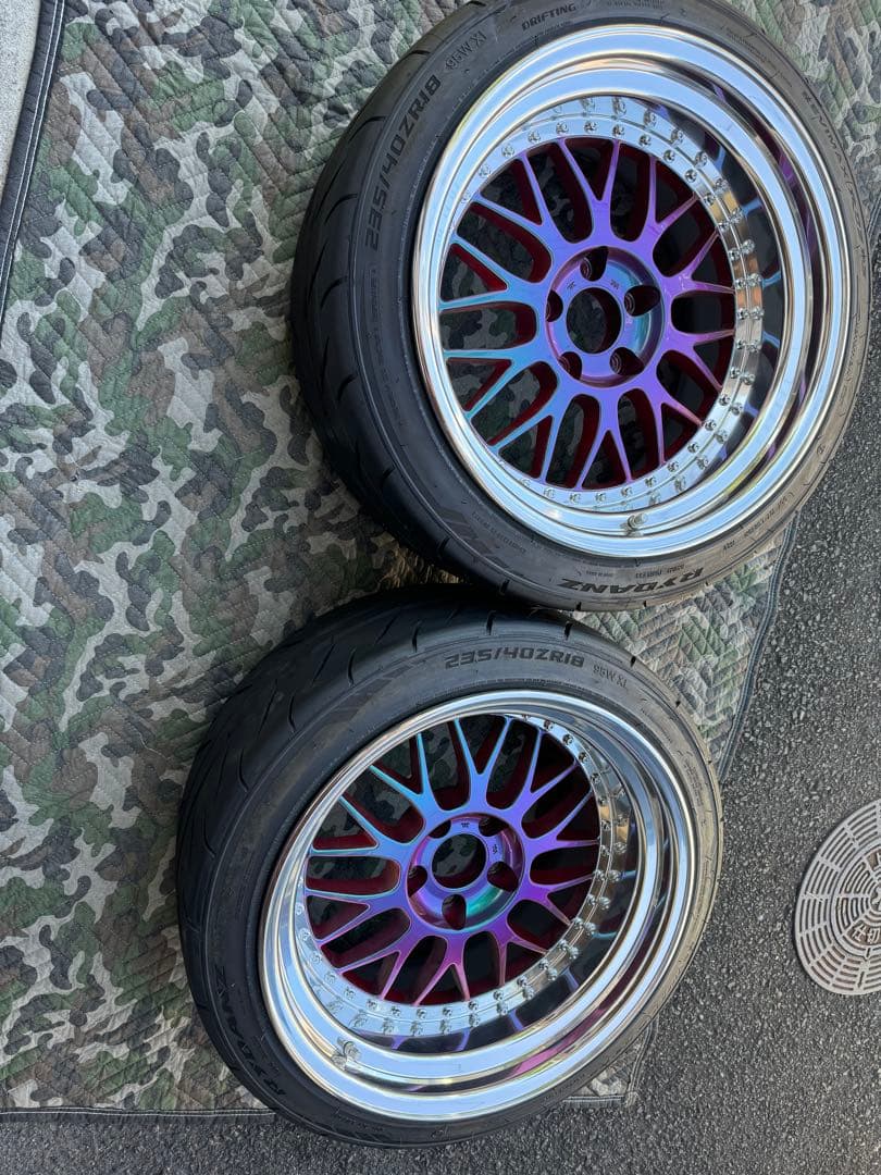 R*7様 workマイスターM13p アステリズムレッド 18インチ 2本のみ。