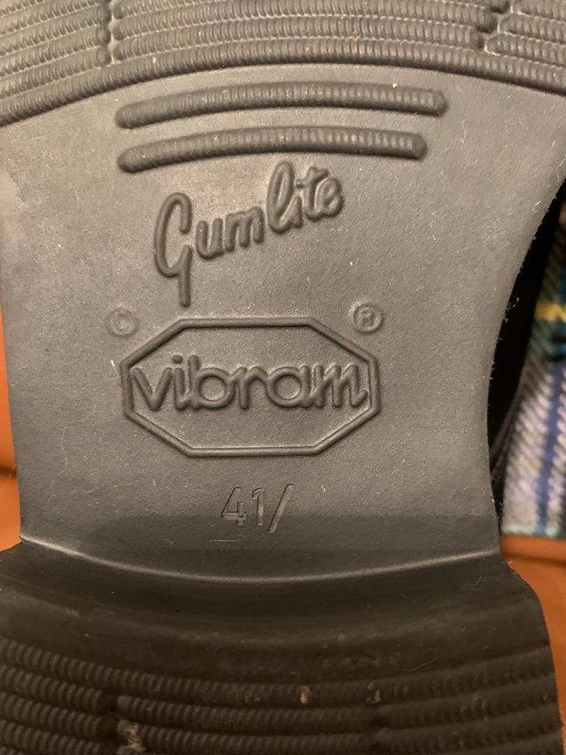 TOOLS AND CONSTRUCTION Uチップシューズ ブラック 41h