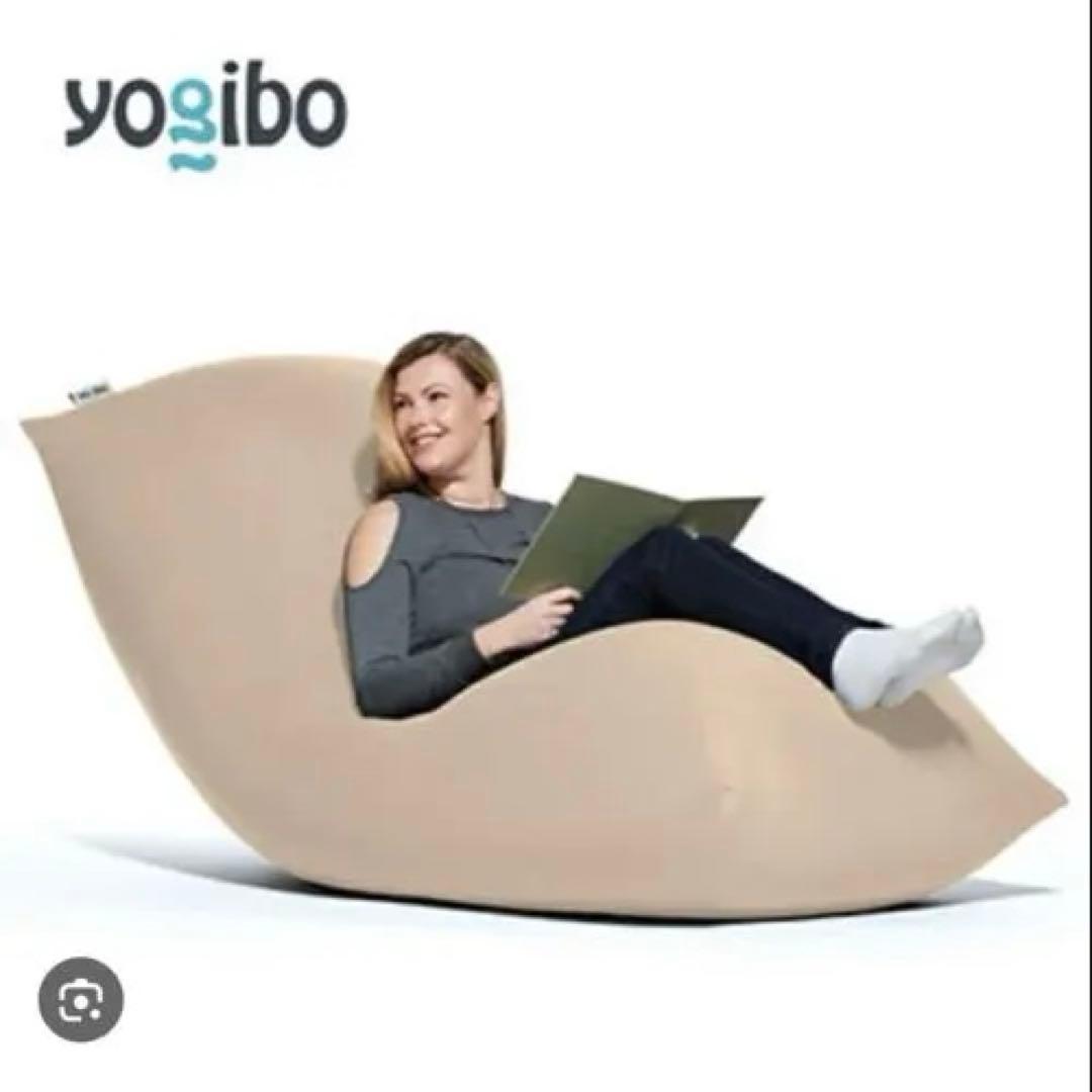 中古Yogibo Max⭐︎本体⭐︎ライトグレー ビーズクッション