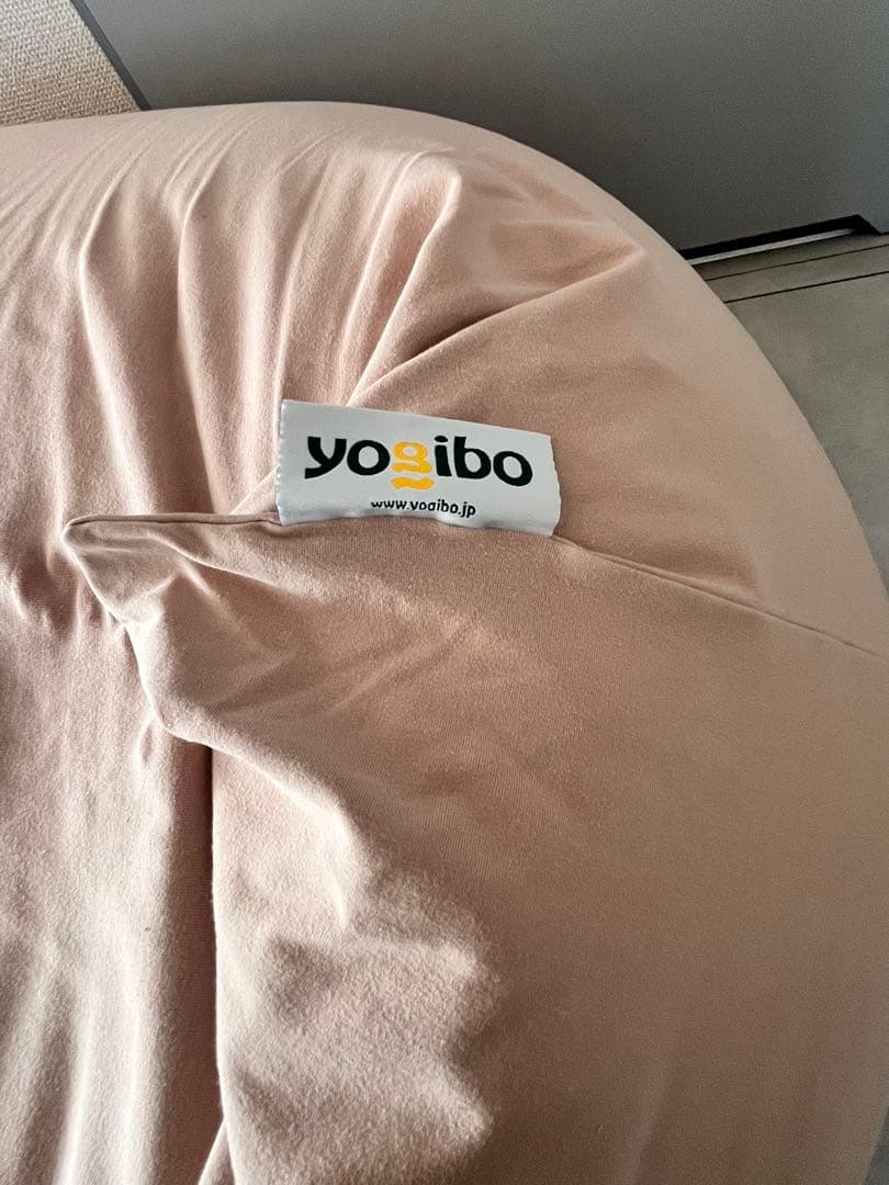 中古Yogibo Max⭐︎本体⭐︎ライトグレー ビーズクッション