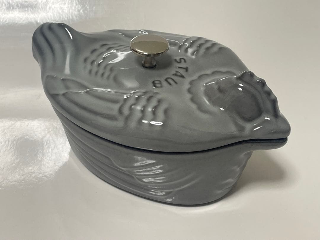 【未使用】ストウブ　スモールチキン　グレー