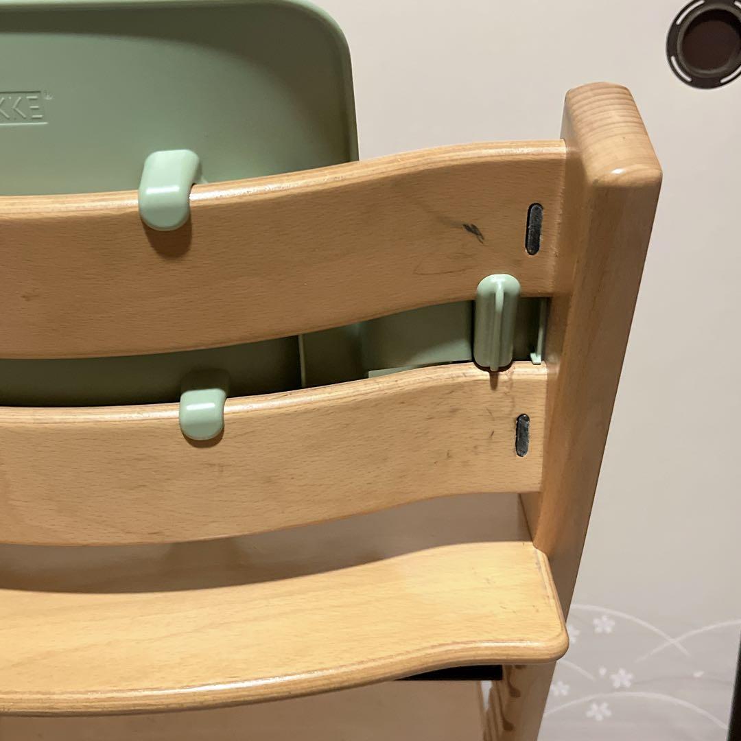 ストッケ　トリップトラップ　ナチュラル　ベビーセット&ハーネス付