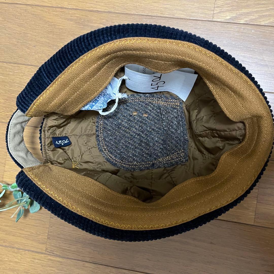 45R 新品 カタログ掲載 コーデュロイ 帽子 ハット 45rpm ユニセックス