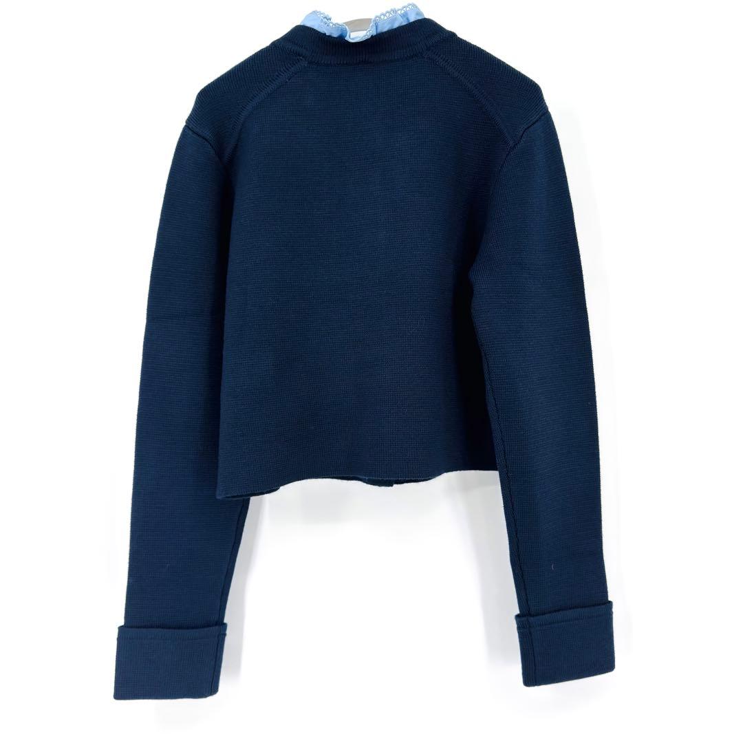 新品 SANDRO サンドロ ニットカーディガン ネイビー マリン 国内未発売