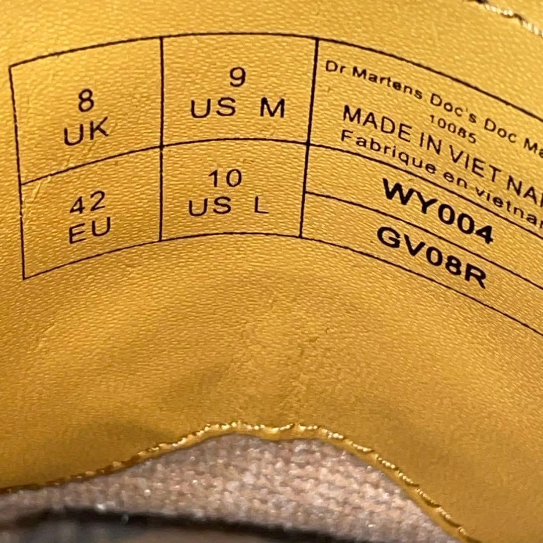 ★美品★ドクターマーチン 10085【27】ボルドー 3ホール ダービーシューズ