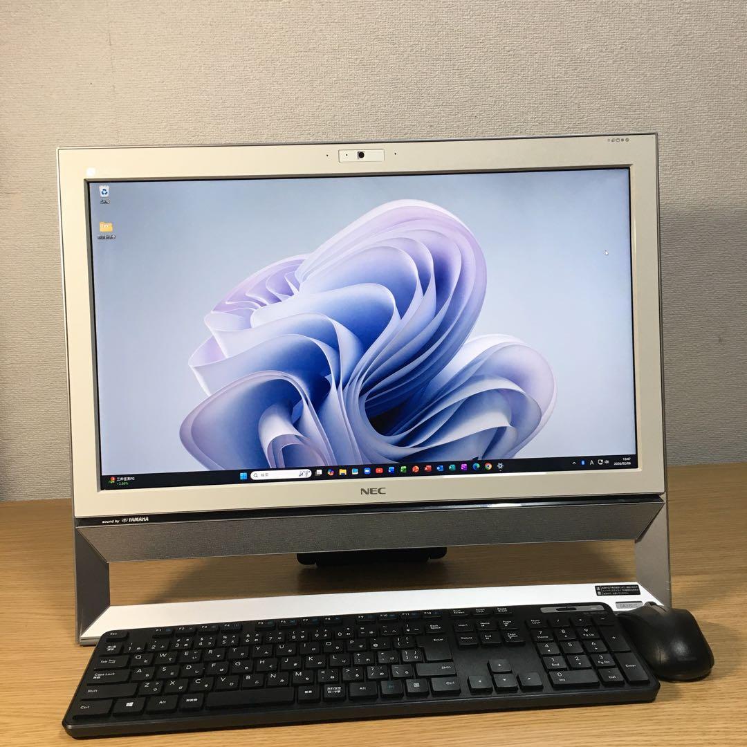フルセット NEC Win11 地デジ 一体型 21.5'モニター デスクトップ