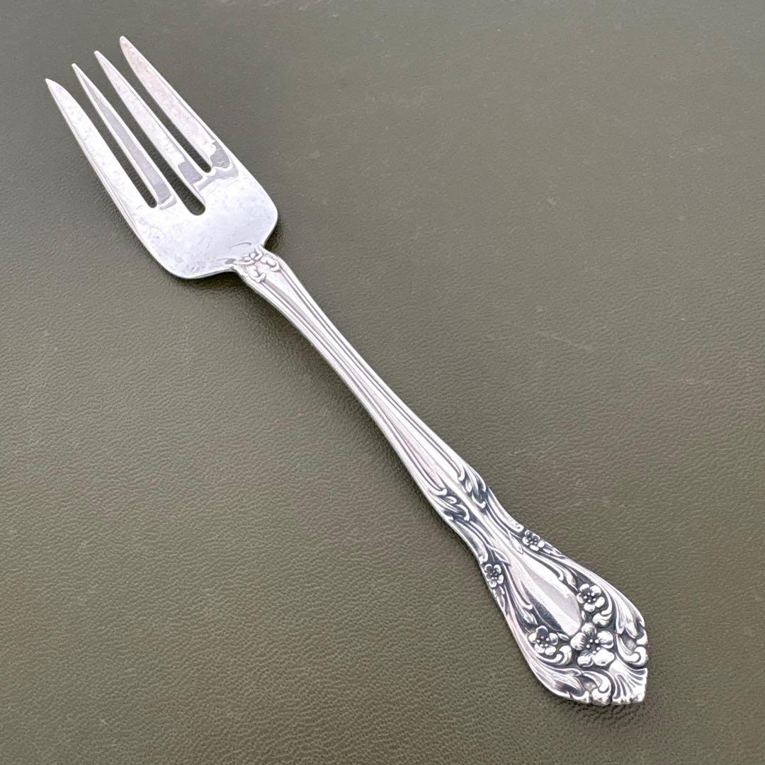 ALVIN STERLINGフォーク　純銀　ビンテージ　シャトーローズ　シルバー