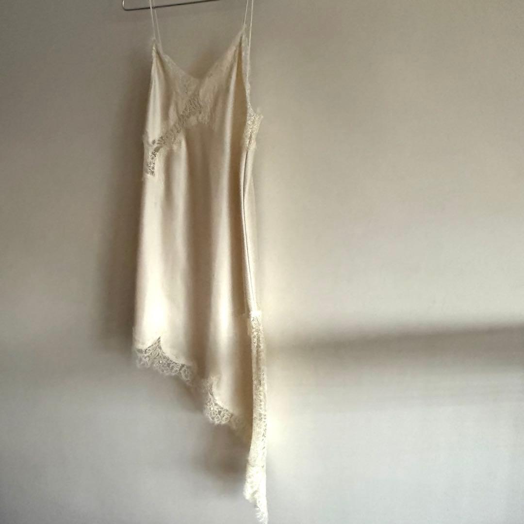 ZARA ザラ M ZW COLLECTION アシンメトリーレースワンピース